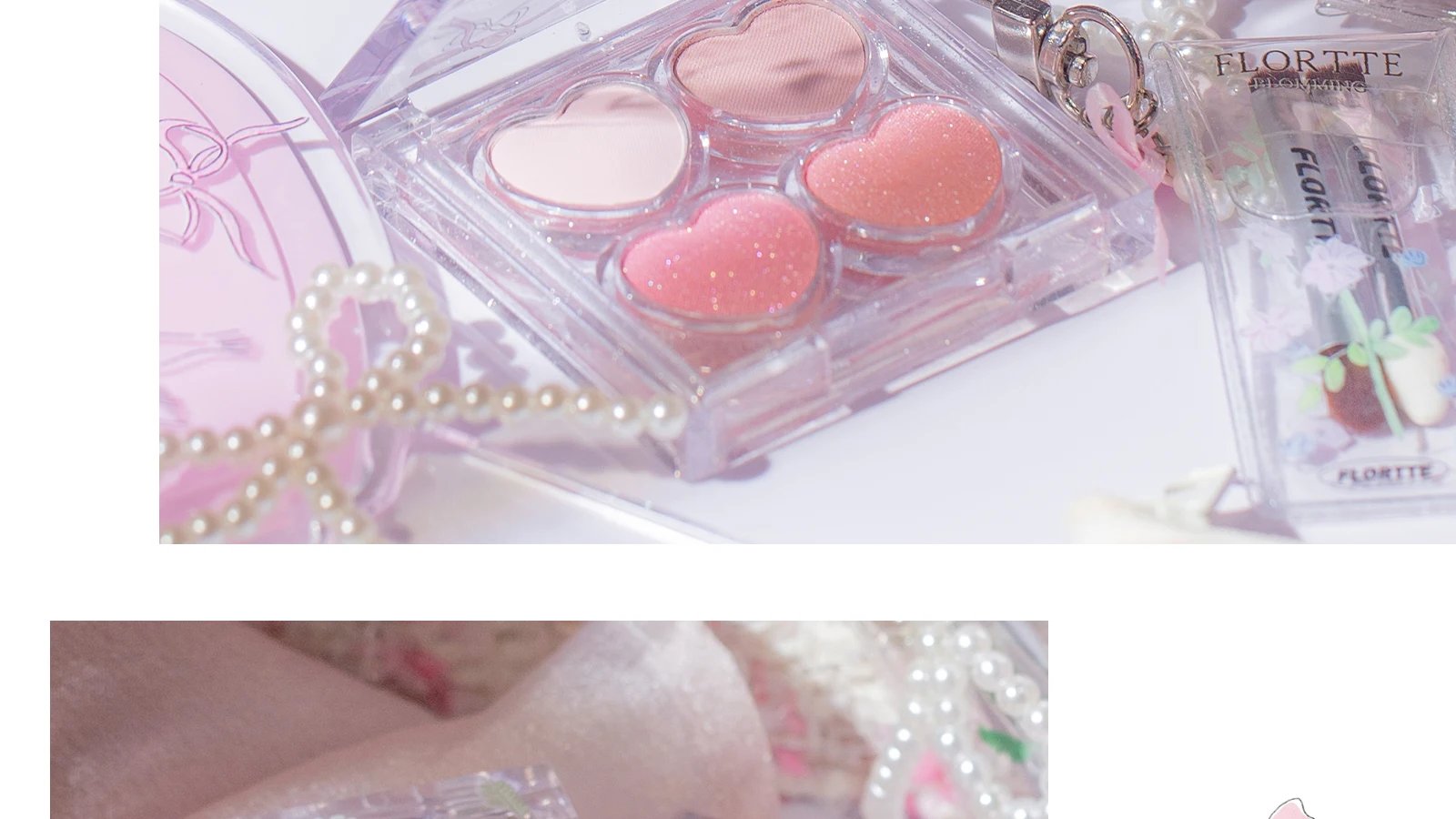FLORTTE Makeup Set Narcissistic Lipstick Eye Shadow Powder Blusher Solid Lipgloss Makeup Gift Box 7pcs