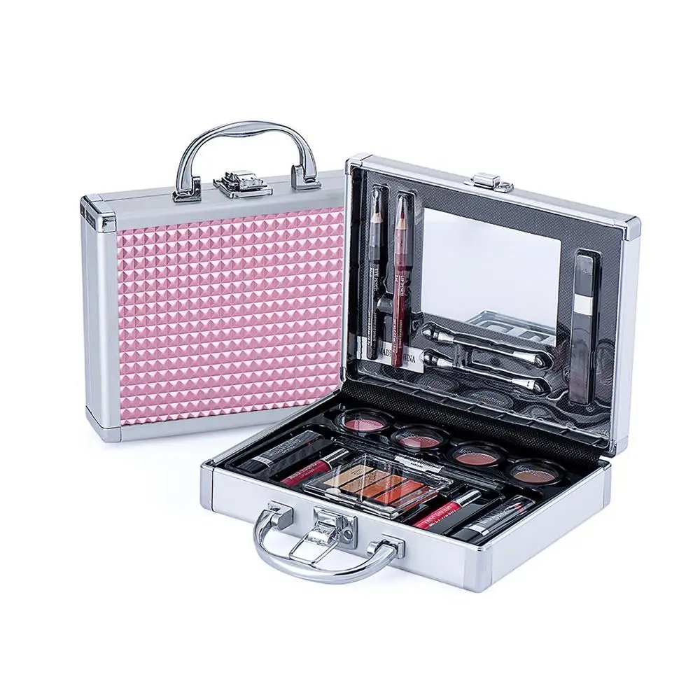 new Makeup Full Kit Female Make Up Set Eye Shadow Eyeshadow Palette Lip Gloss Mascara Eyeliner Brushes Bag Make-up for Women