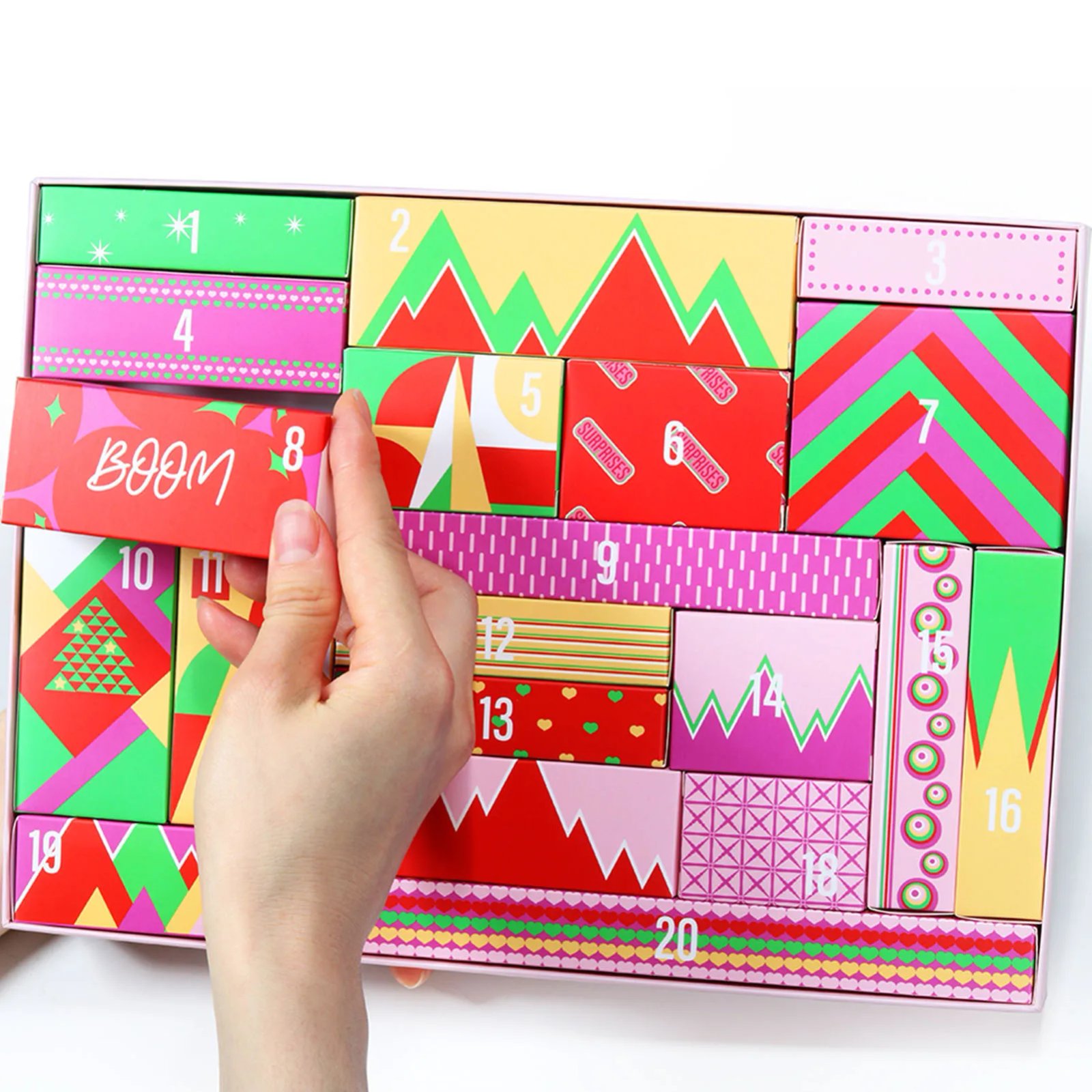 2022 Face Makeup Christmas Countdown Calendar Box Makeup Tools Countdown Calendar Gift Boxes Lipstick Eye Shadow Cosmetics Set