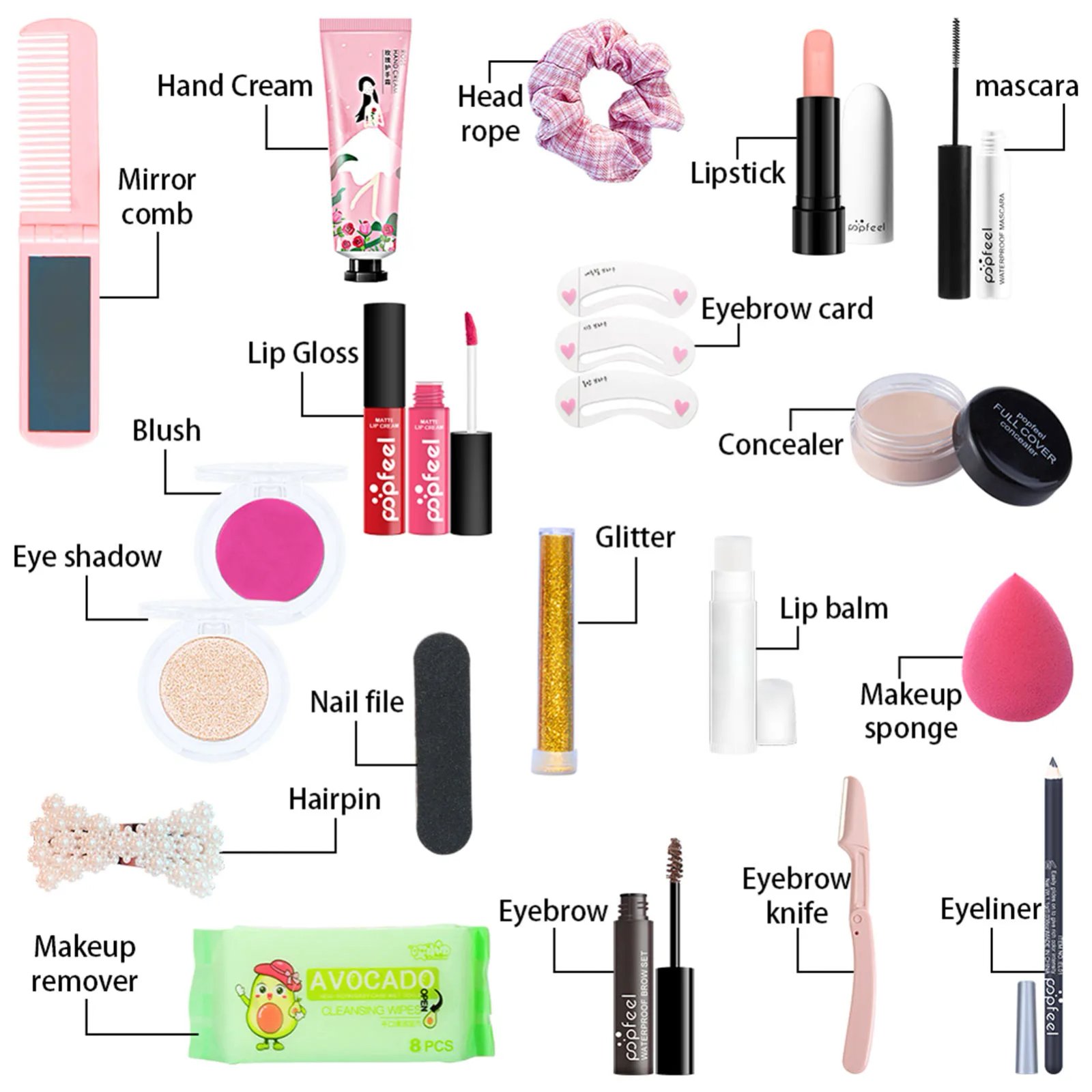 2022 Face Makeup Christmas Countdown Calendar Box Makeup Tools Countdown Calendar Gift Boxes Lipstick Eye Shadow Cosmetics Set