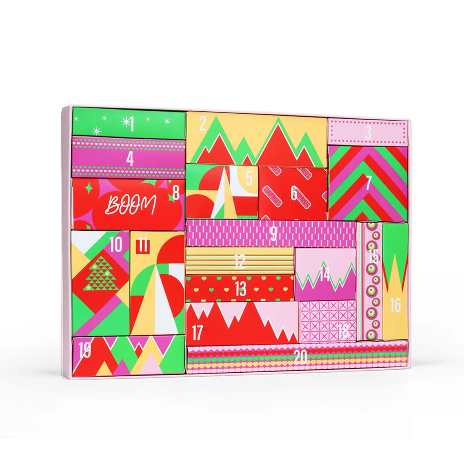 2022 Face Makeup Christmas Countdown Calendar Box Makeup Tools Countdown Calendar Gift Boxes Lipstick Eye Shadow Cosmetics Set