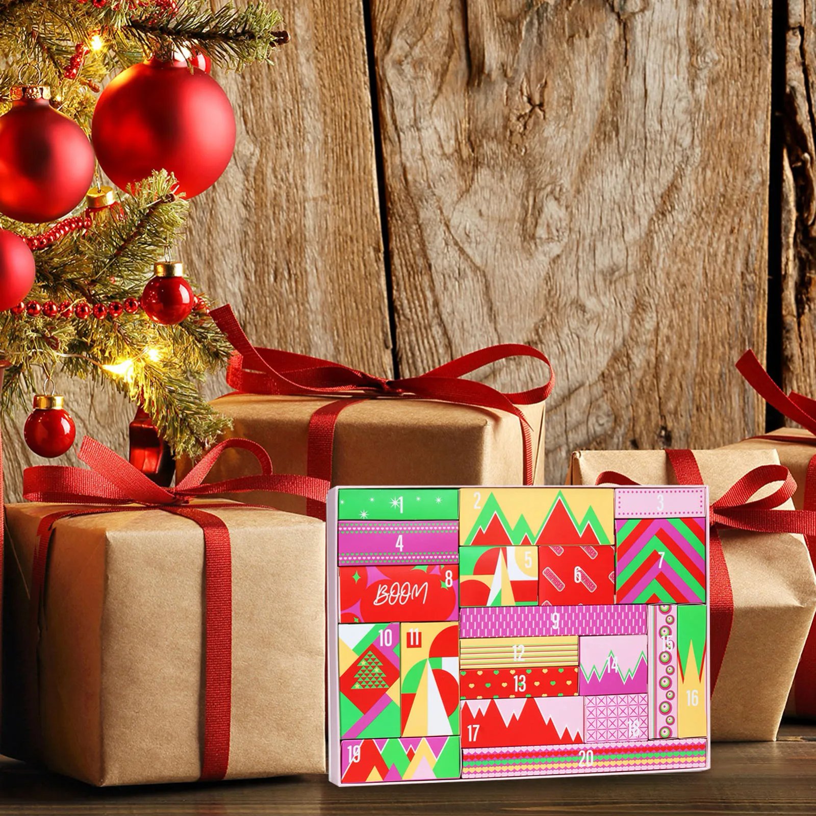 2022 Face Makeup Christmas Countdown Calendar Box Makeup Tools Countdown Calendar Gift Boxes Lipstick Eye Shadow Cosmetics Set