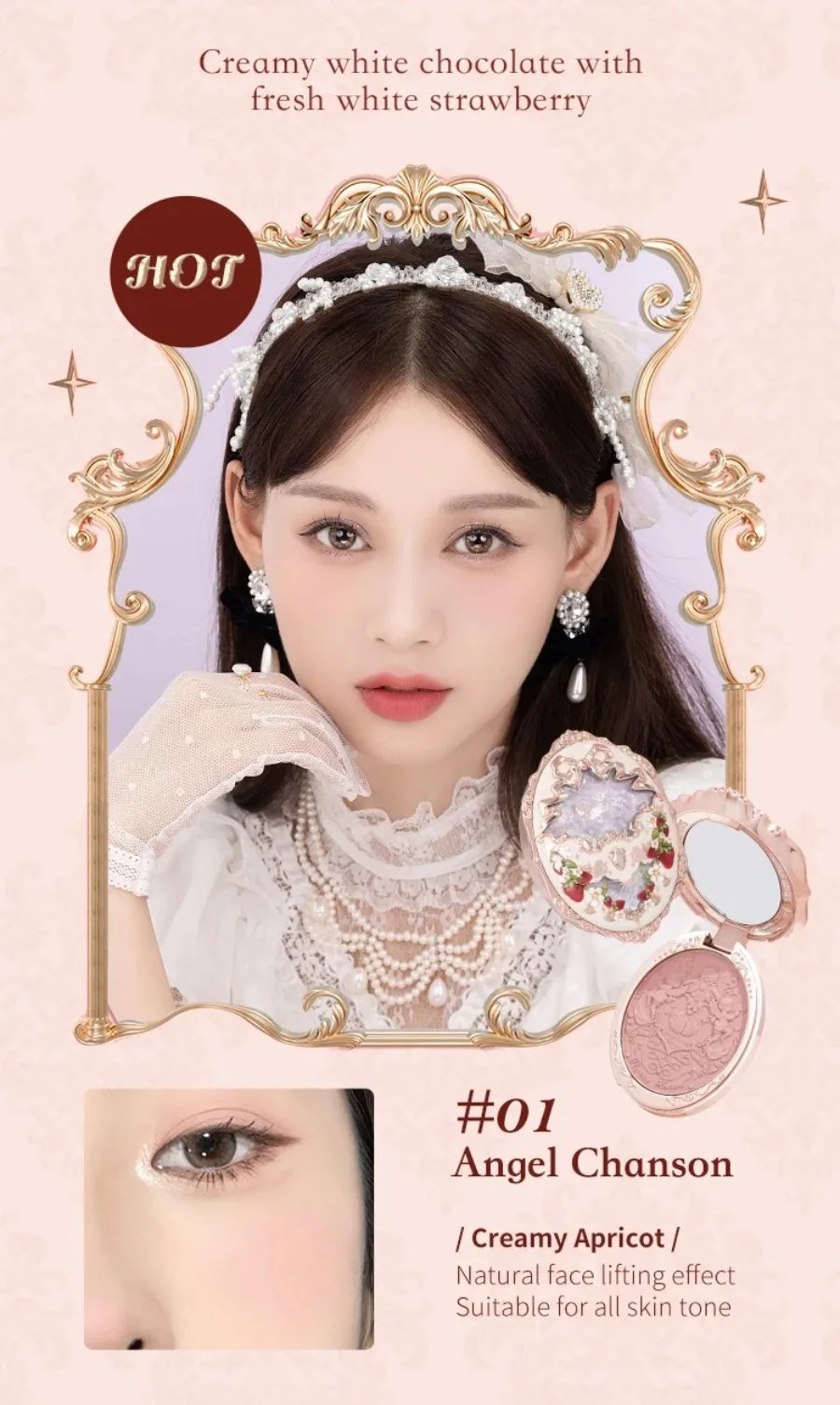 Flower Knows All In One Makeup Set Gift Box Glitter Eye Shadow Palette Matte Blush Long Lasting Velvet Lip Cream With Bag Flower Knows All In One Makeup Set Gift Box Glitter Eye Shadow Palette Matte Blush Long Lasting Velvet Lip Cream With Bag