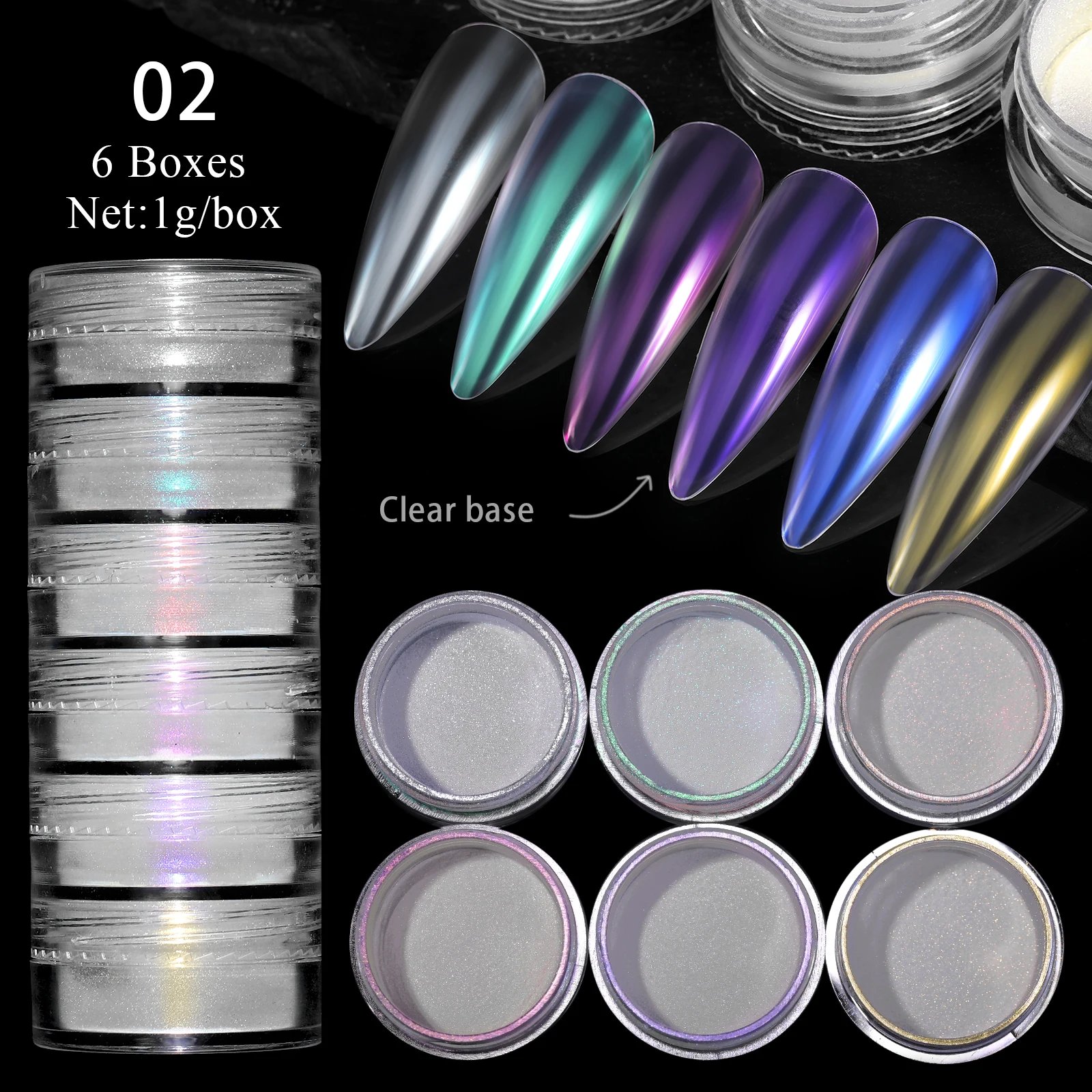 6 Boxes Powder 02
