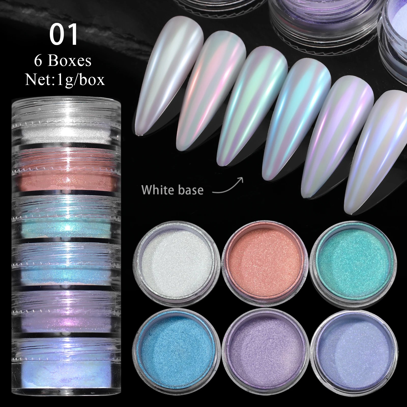 6 Boxes Powder 01
