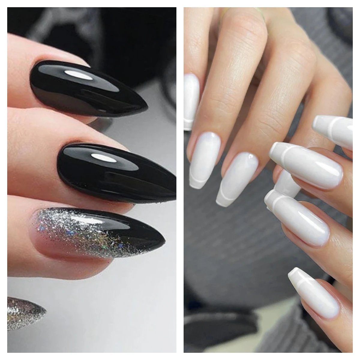 MEET ACROSS 6PCS/SET Macaron Series Gel Nail Polish Set Glitter Semi Permanent UV Nail Kit Base Matte Top Coat Nail Art Manicure