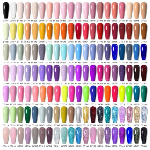 MEET ACROSS 6PCS/SET Macaron Series Gel - Image 5