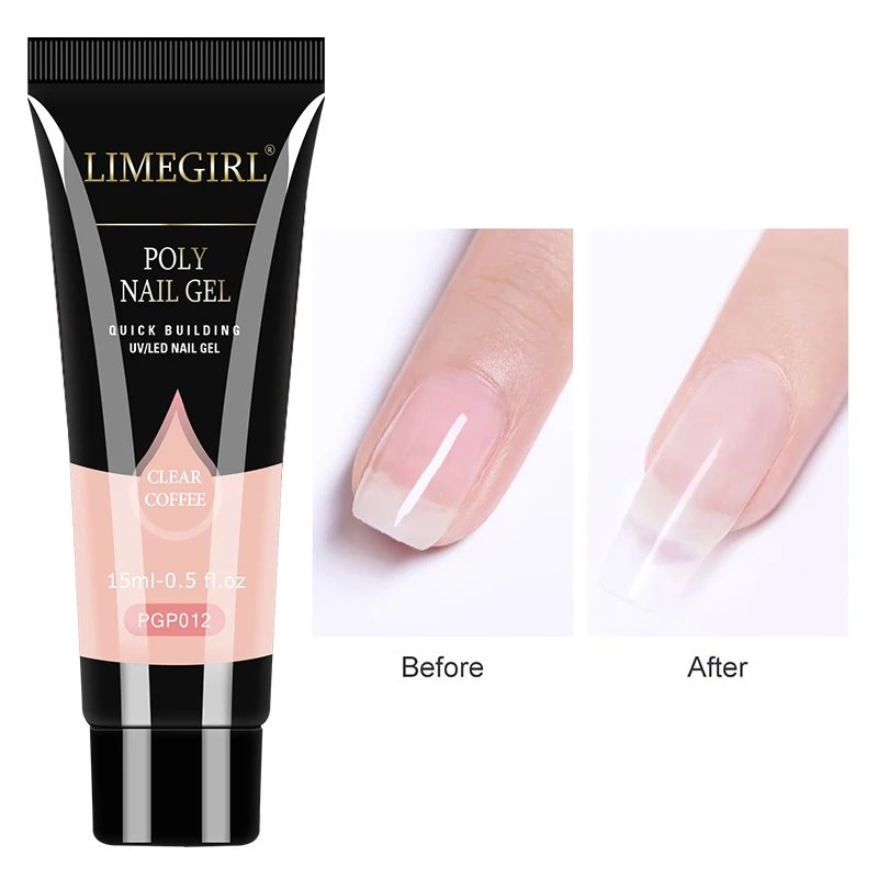 LIMEGIRL Nail Extension Gel Set With UV LED Lamp Quick Extend Mold Nail Kit Gel Set Vernis Semi Permanent For Manicure Set LIMEGIRL Nail Extension Gel Set With UV LED Lamp Quick Extend Mold Nail Kit Gel Set Vernis Semi Permanent For Manicure Set