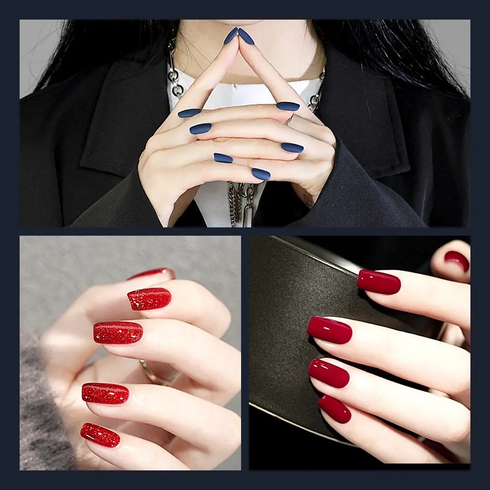 Manicure Set With Nail Drying Lamp UV Nail Gel Polish Kit 6 Colors Gel Polish Set Semi Permanent Varnish Nail Tools Kit