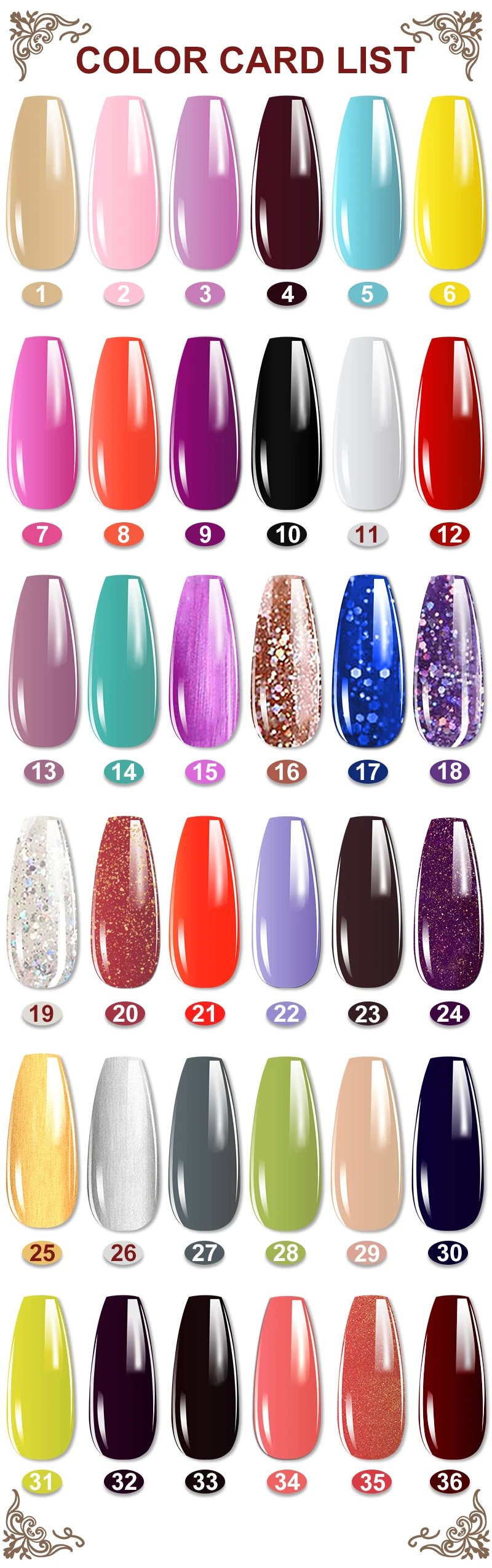 Nail Set Gel Nail Polish Set With UV LED Lamp Dryer Semi Permanent Gel Varnish Set Professional Nail Art Tools Kit Manicure Set