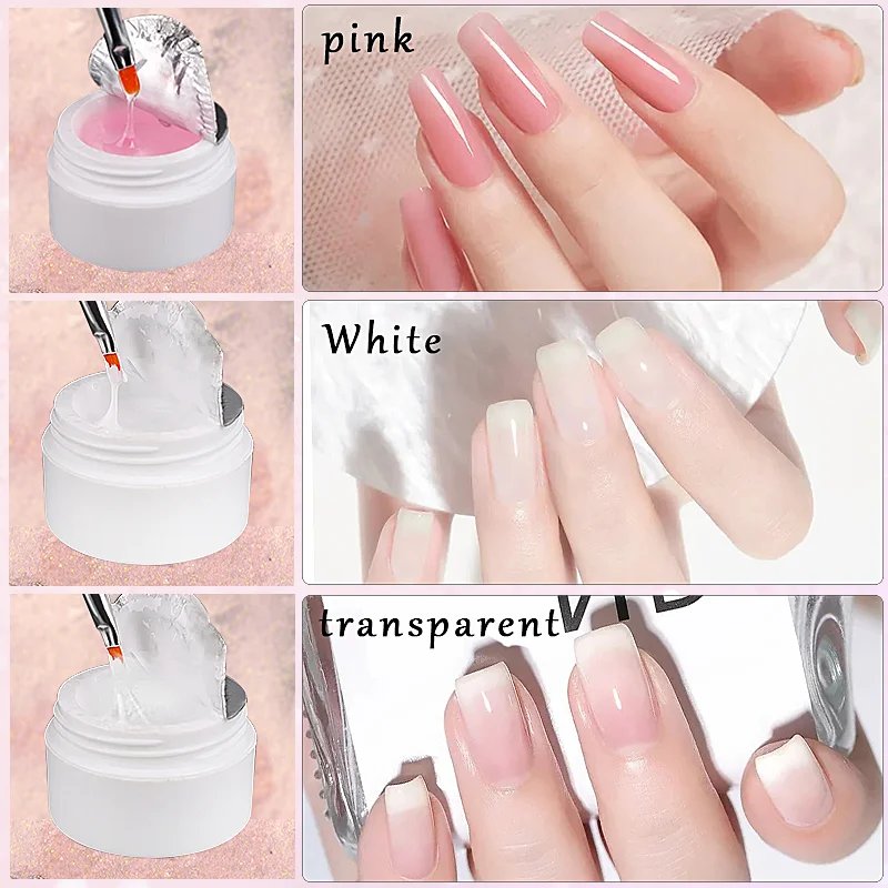 Nail Set Gel Nail Polish Set With UV LED Lamp Dryer Semi Permanent Gel Varnish Set Professional Nail Art Tools Kit Manicure Set