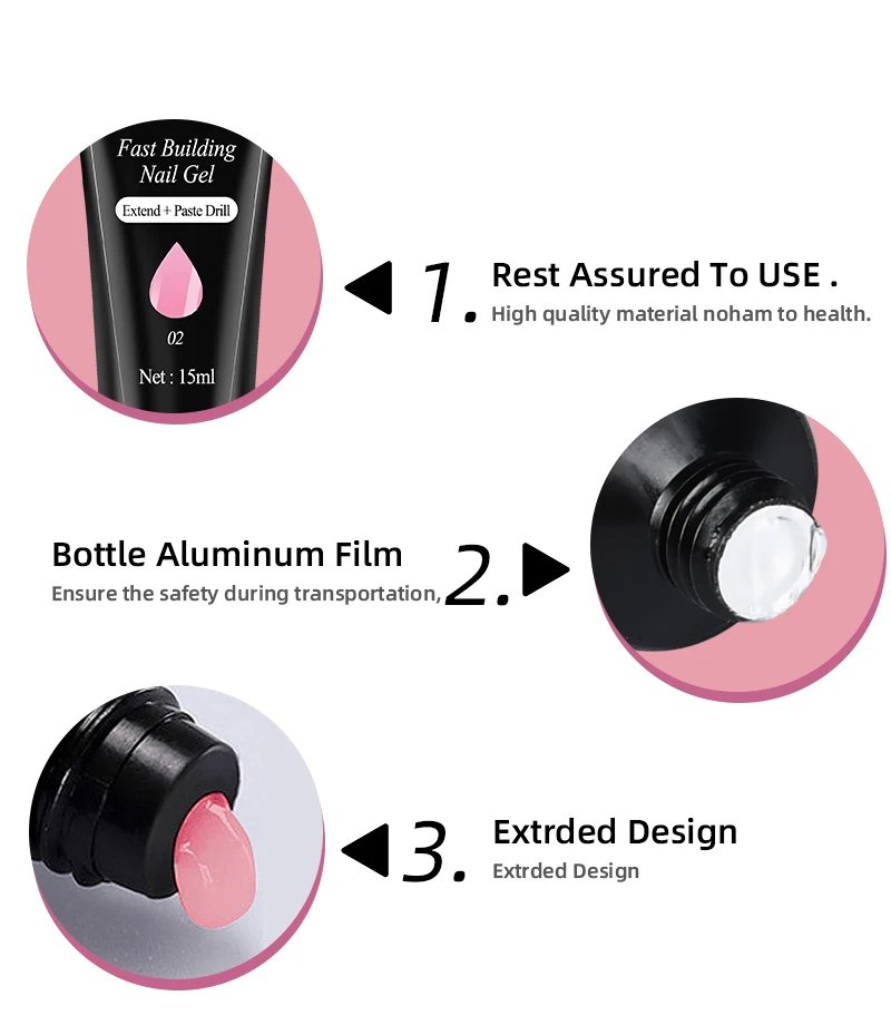 Nail Set Gel Nail Polish Set With UV LED Lamp Dryer Semi Permanent Gel Varnish Set Professional Nail Art Tools Kit Manicure Set