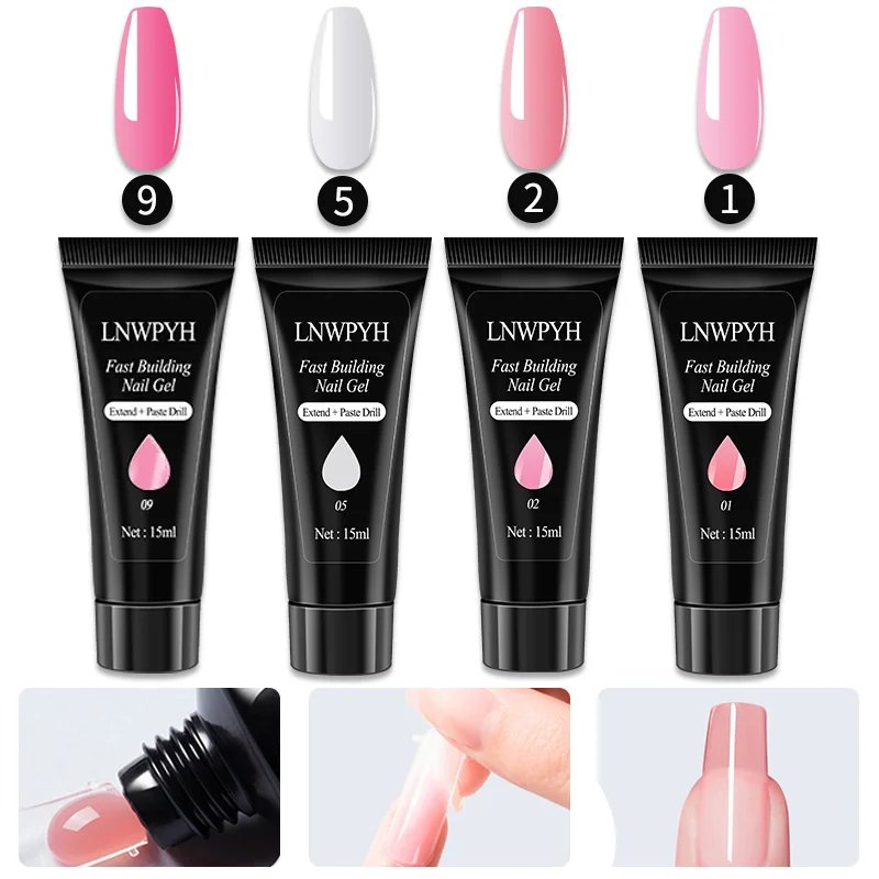 Nail Set Gel Nail Polish Set With UV LED Lamp Dryer Semi Permanent Gel Varnish Set Professional Nail Art Tools Kit Manicure Set