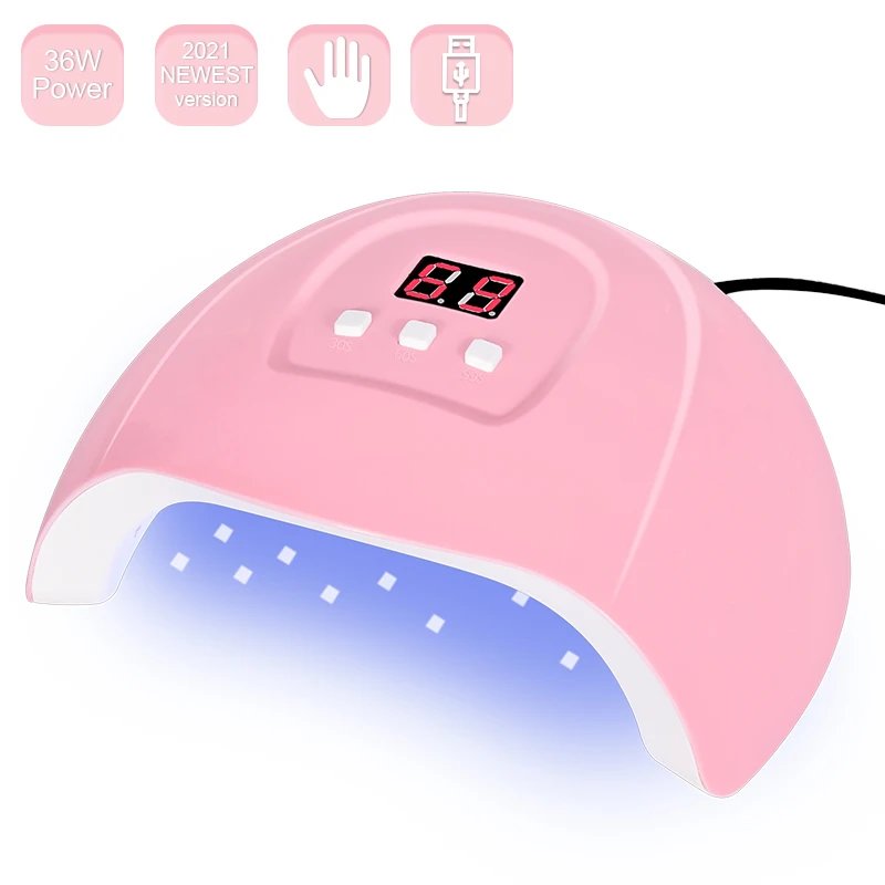 Nail Set Gel Nail Polish Set With UV LED Lamp Dryer Semi Permanent Gel Varnish Set Professional Nail Art Tools Kit Manicure Set