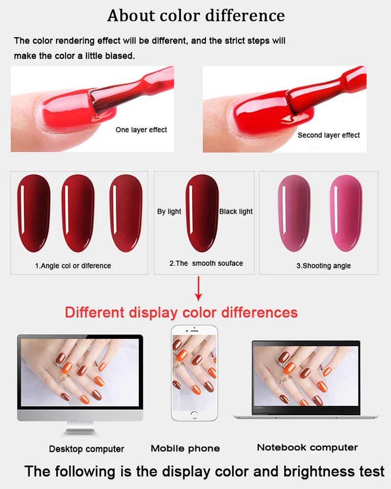 Nail Set Gel Nail Polish Set With UV LED Lamp Dryer Semi Permanent Gel Varnish Set Professional Nail Art Tools Kit Manicure Set