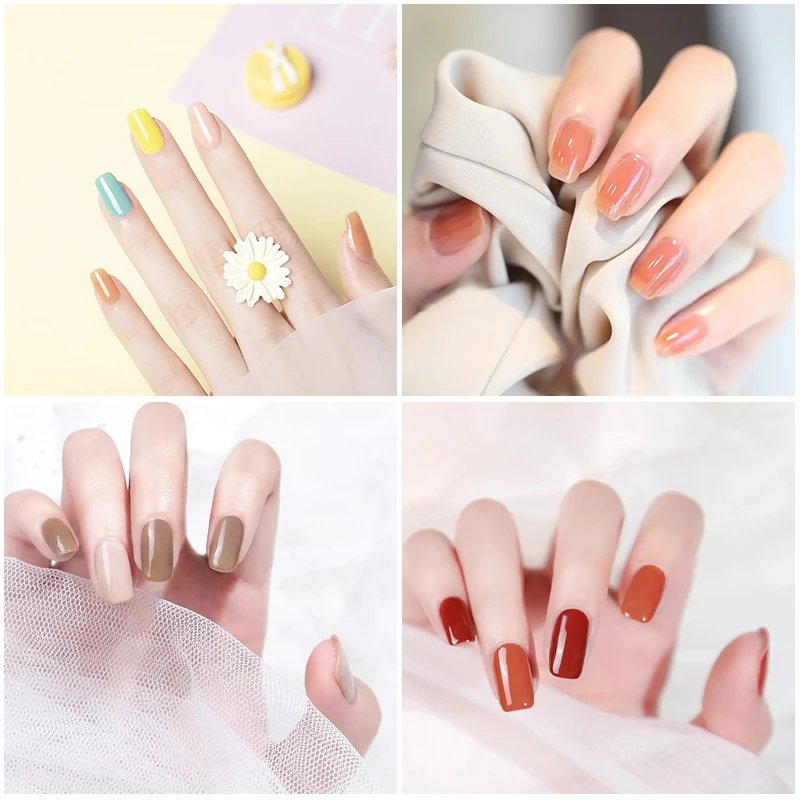 Nail Set Gel Nail Polish Set With UV LED Lamp Dryer Semi Permanent Gel Varnish Set Professional Nail Art Tools Kit Manicure Set