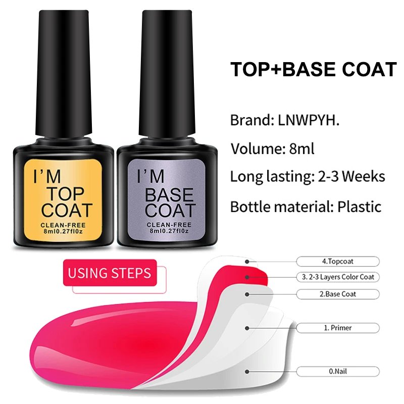 Nail Set Gel Nail Polish Set With UV LED Lamp Dryer Semi Permanent Gel Varnish Set Professional Nail Art Tools Kit Manicure Set