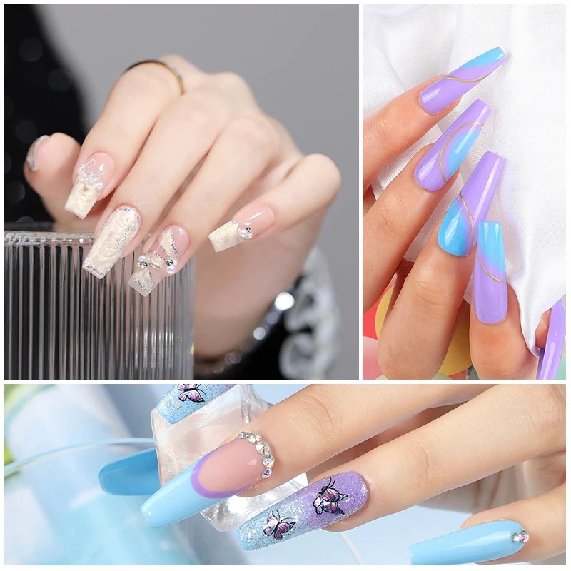 Gel Nail Polish Kit With UV Nail Lamp Electric Nail Drill Machine Soak OFF Gel Nail Kit Base&Top Coat Gel Polish Nail Tool Set