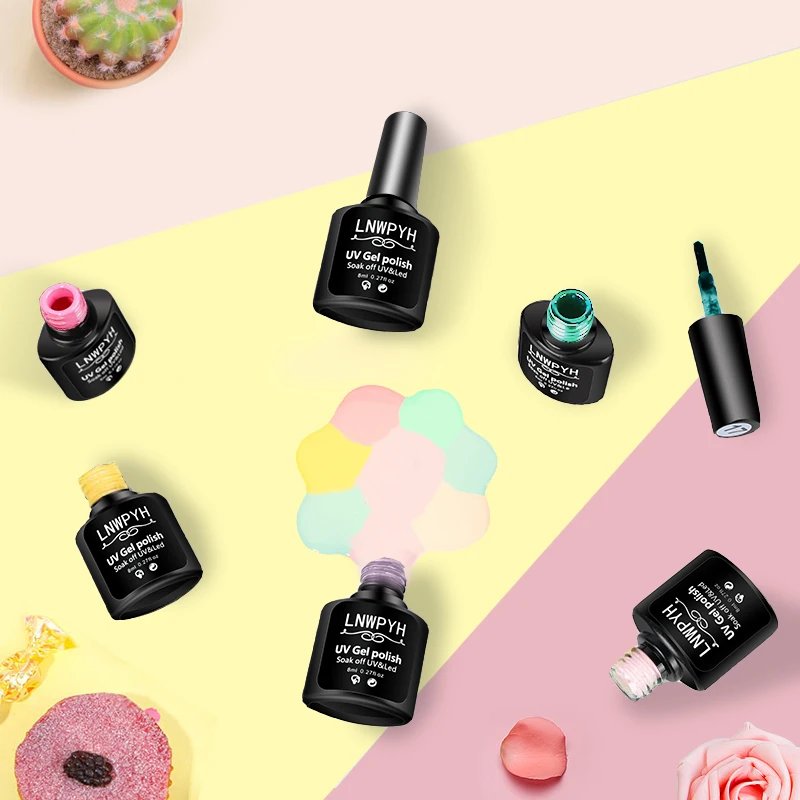 Gel Nail Polish Kit With UV Nail Lamp Electric Nail Drill Machine Soak OFF Gel Nail Kit Base&Top Coat Gel Polish Nail Tool Set