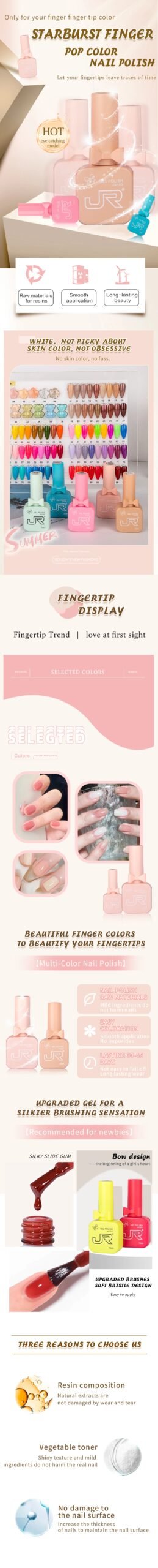 JR 9pcs 15ml gel nail polish set Including Red Pink Nude Gel Polish Kit UV LED Soak Off Polish Home DIY top coat base coat gifts JR 9pcs 15ml gel nail polish set Including Red Pink Nude Gel Polish Kit UV LED Soak Off Polish Home DIY top coat base coat gifts