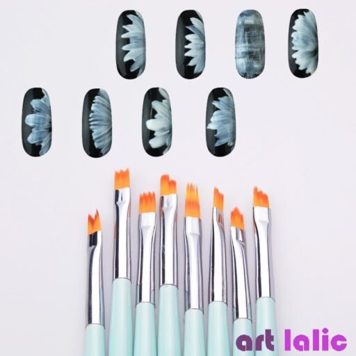 Nail Art Brushes Set, 8 Pcs - Image 4