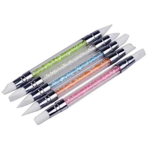 Nail Art Silicone Brush 5 Pcs Set