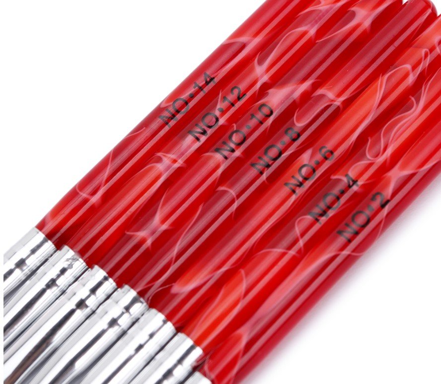 Nail Art Brushes 7 Pcs Set Nail Art Brushes 7 Pcs Set