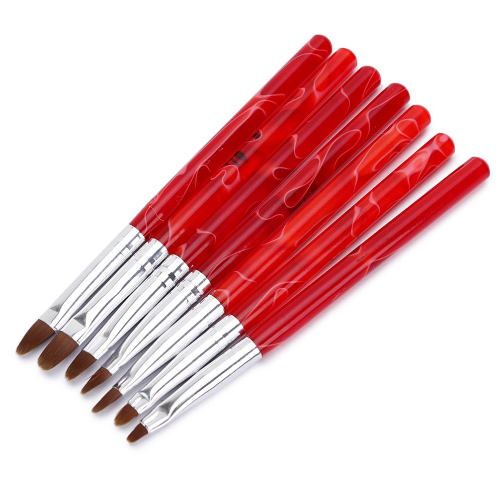 Nail Art Brushes 7 Pcs Set Nail Art Brushes 7 Pcs Set