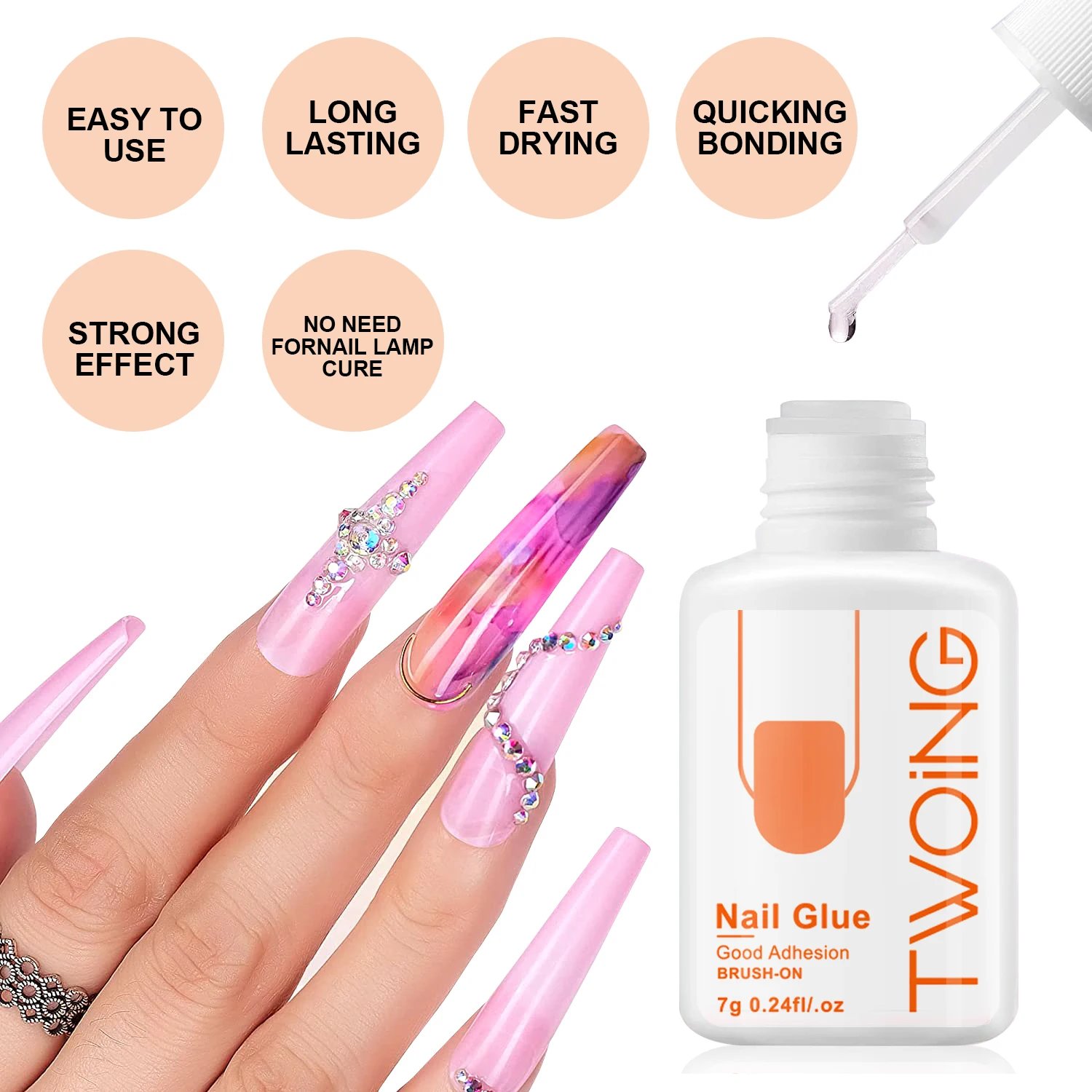 Strong Nail Glue For False Nail Strong Nail Glue For False Nail