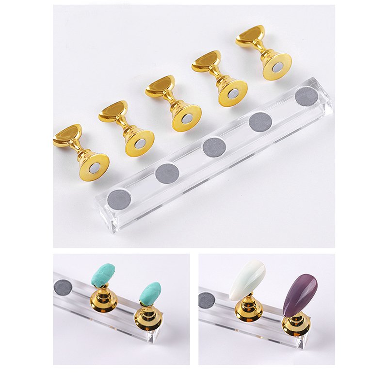 5pcs/Set Magnetic Nail Holder