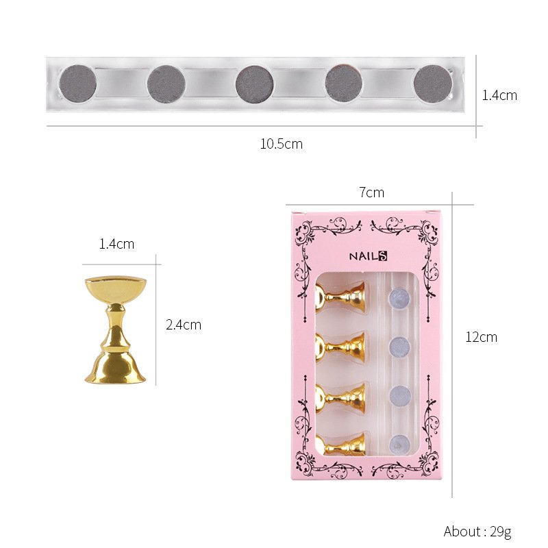 5pcs/Set Magnetic Nail Holder