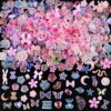 50PCS Mixed Kawaii Resin Nail Art