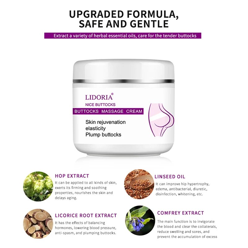 Natural Buttock Augmentation Cream Firm & Breast