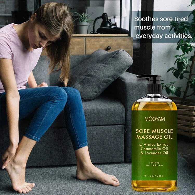 100%  Natural Organic Lavender Relaxing  Massage Body Oil