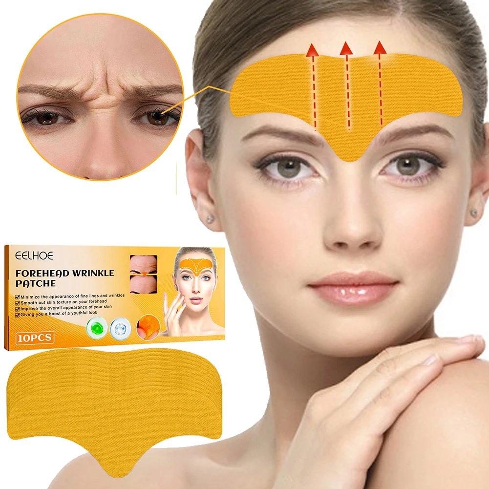 100-10pcs Collagen Forehead Wrinkle Patch