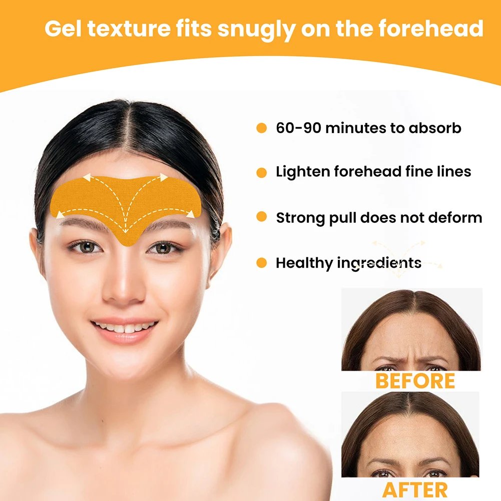 100-10pcs Collagen Forehead Wrinkle Patch