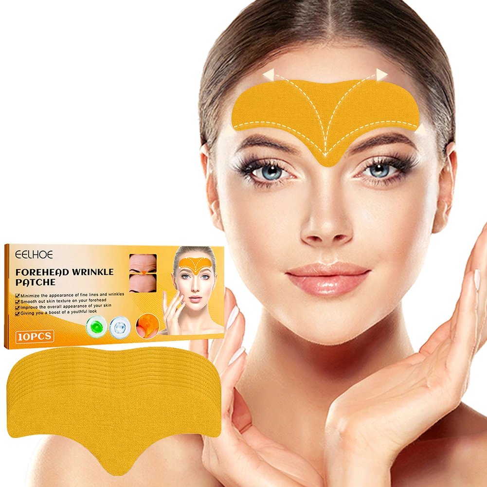 100-10pcs Collagen Forehead Wrinkle Patch