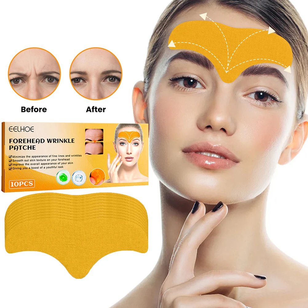 100-10pcs Collagen Forehead Wrinkle Patch