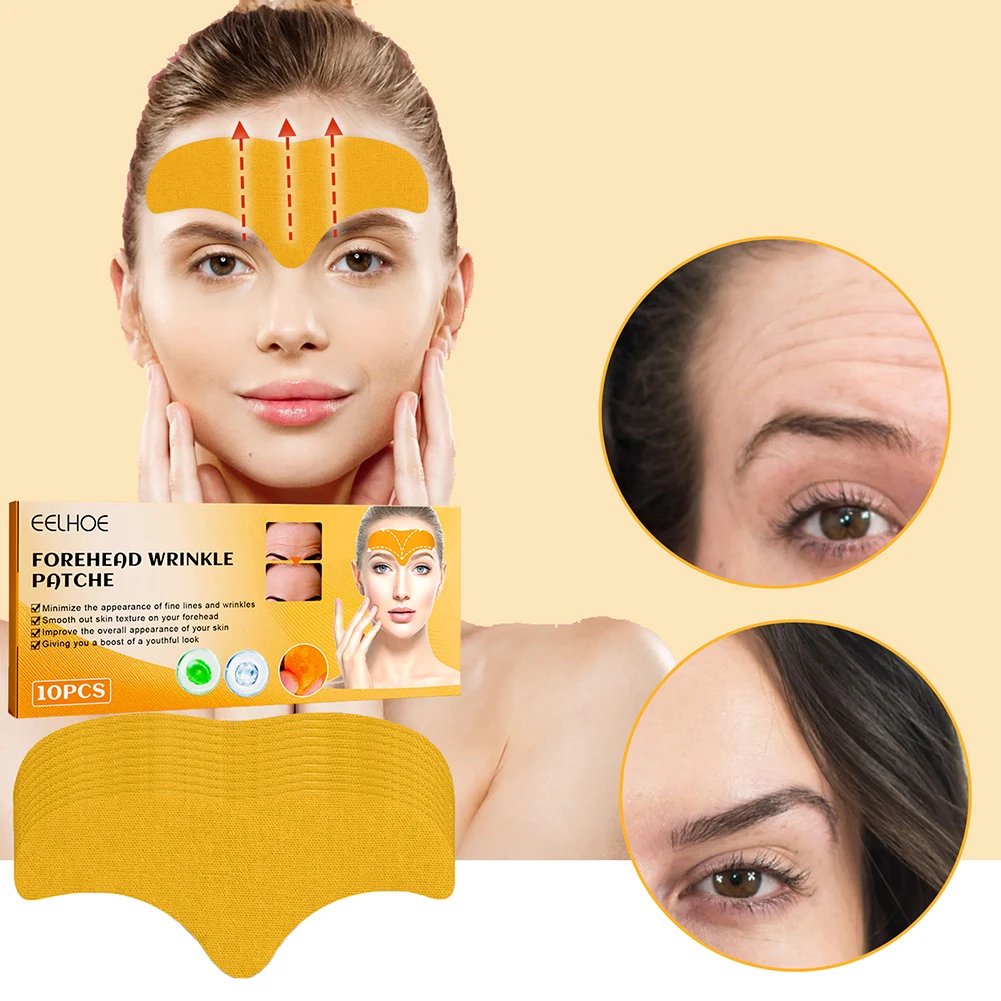 100-10pcs Collagen Forehead Wrinkle Patch