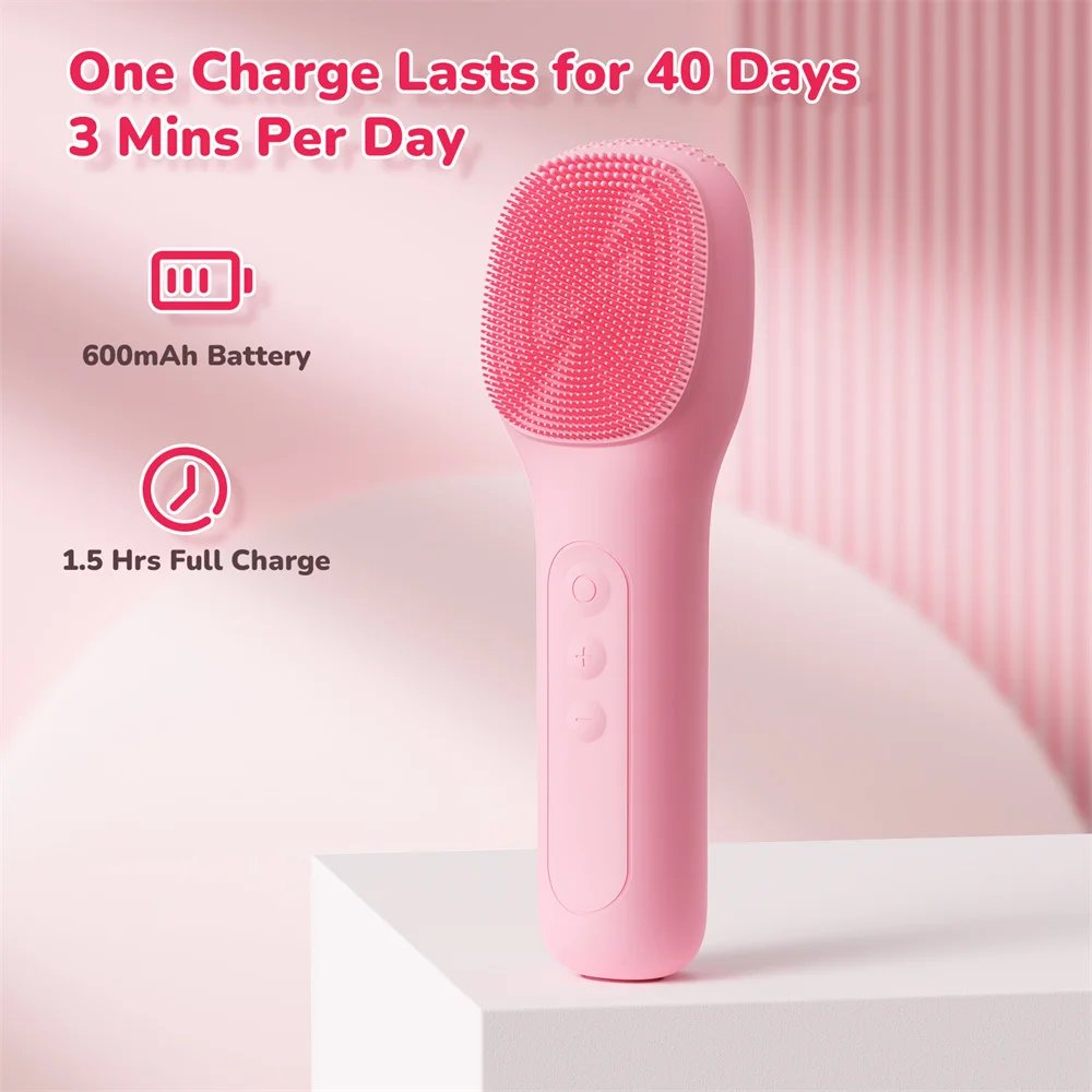 Electric Face Cleansing Brush Sonic Rechargeable