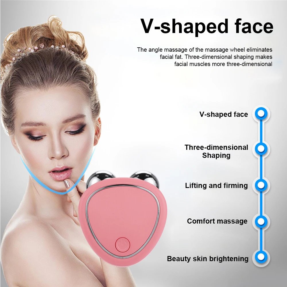 Microcurrent Face Lifter Anti-Wrinkle Roller