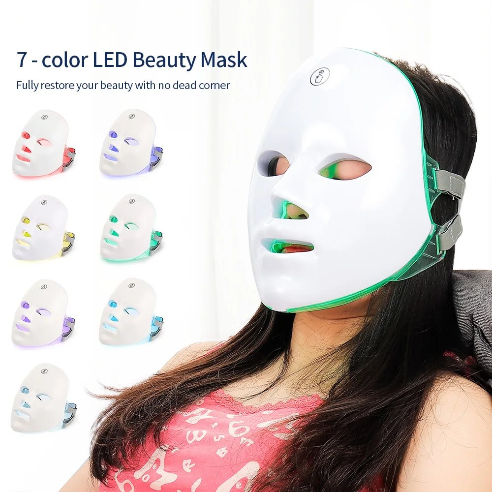 Rechargeable Facial LED Mask 7 Colors