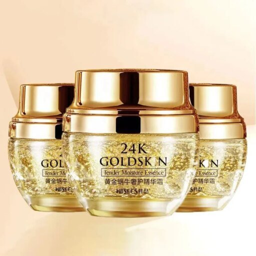 3 Pieces 24K Gold Snail Collagen Cream